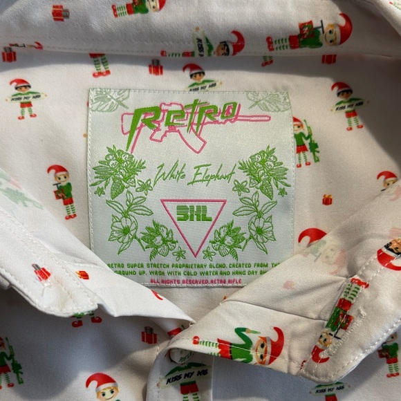 Retro Rifle “White Elephant” Men’s Button Down - Picture 2 of 3